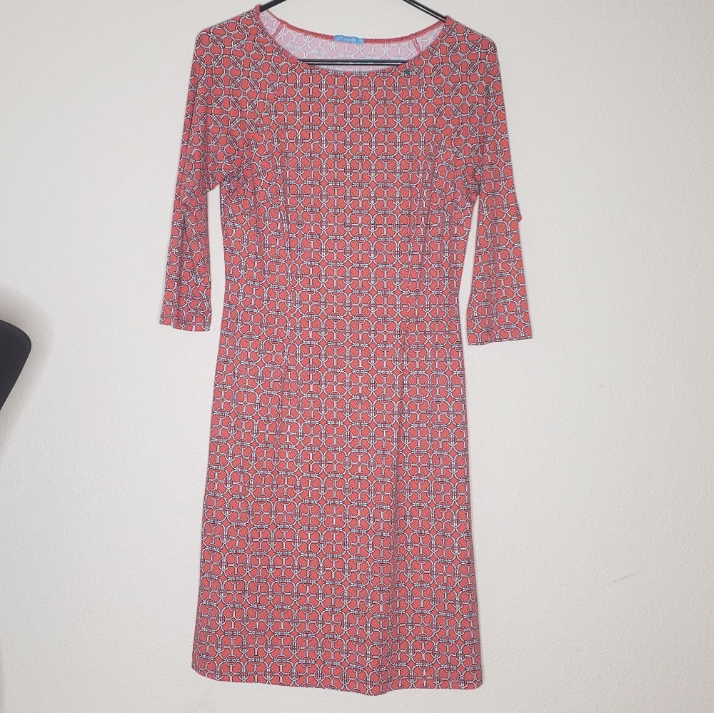 J McLaughlin Horsebit Midi Dress size xs - Picture 2 of 5